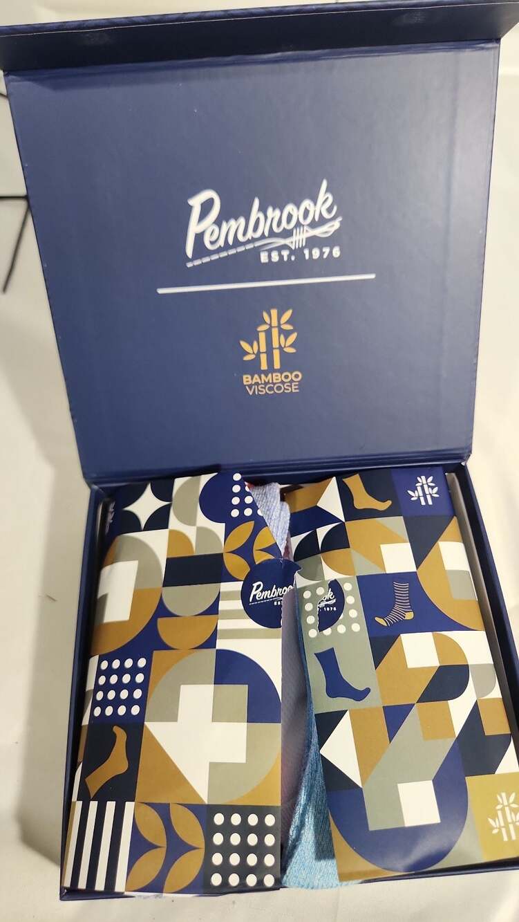 Pembrook Bamboo Viscose Socks 6-Pack Gift Set